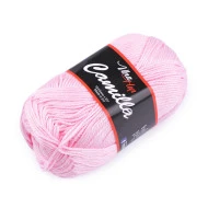 Fir de tricotat Camilla, 50 g - roz deschis