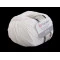 Fir de tricotat Gina / Jeans, 50 g - alb