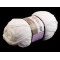Fir de tricotat plușat Dolce, 100 g, alb