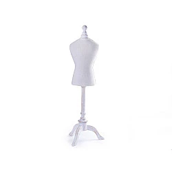 Manechin de croitorie decorativ, 67 cm - ecru deschis