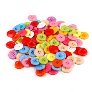 Nasturi plastic, mix de culori, mărimea Ø22 mm, mix culori, 100 buc.