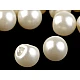 Perle de cusut / nasturi, Ø14 mm, crem sidefat, 10 buc. Perle de cusut / nasturi, Ø14 mm, crem sidefat, 10 buc.