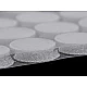Buline arici autoadezive, complet (puf + scai), Ø10 mm, alb Buline arici autoadezive, complet (puf + scai), Ø10 mm, alb