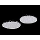 Buline arici autoadezive, complet (puf + scai), Ø10 mm, alb Buline arici autoadezive, complet (puf + scai), Ø10 mm, alb