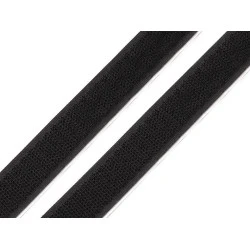 Arici - bandă scai autoadezivă 20 mm, negru, 25 m