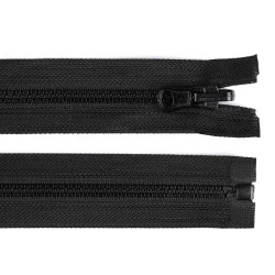 Fermoar injectat reversibil, lungime 50 cm, negru