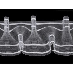 Rejansă transparentă zig-zag la metru, lățime 10 cm, transparent