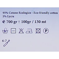 Bandă de tricotat Spaghetti, 700 g - negru