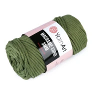 Fir de tricotat / croșetat Macrame Cord, 250 g - verde