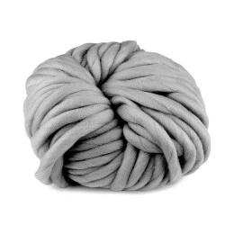 Fir gros de Acril si Lana, cca 250 g - gri