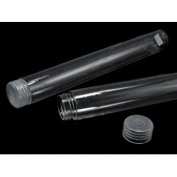 Tub plastic transparent, ø20 mm - Transparent (10 Bucăți)