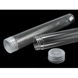 Tub plastic transparent, ø24 mm - Transparent (10 Bucăți)