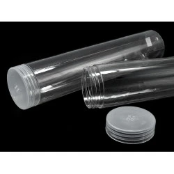 Tub plastic transparent, ø40 mm - Transparent (10 Bucăți)