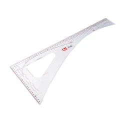 Riglă profesională de croitorie  prym, lungime 60 cm - Transparent (1 Bucată)