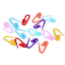 Marcatori tricotaje - ace de siguranță, 7x22 mm - Mix (20 Bucăți)