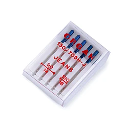 Ace mașină de cusut jeans 90;100;110 organ - Nichel (1 Cutie)