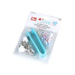 Capse rapide baby prym, ø8 mm - Multicolor (1 Card)