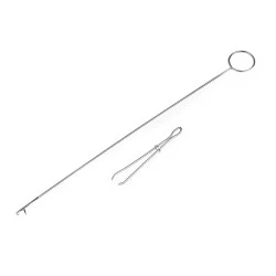 Dispozitiv pentru introdus elastic, șiret - Nichel (1 Bucată)