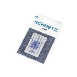 Ace mașină de cusut jeans schmetz, 90; 100; 110; - Nichel (1 Card)