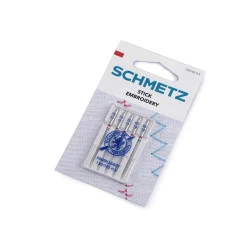 Ace mașină de cusut broderie schmetz, 75; 90; - Nichel (1 Card)