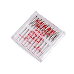 Ace mașină de cusut super stretch 75;90 organ - Nichel (50 Cutii)