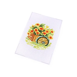 Set de broderie - model, ac, bumbac - Alb (1 Set)