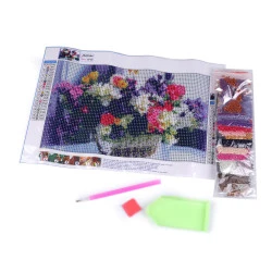 Pictura cu diamante, set creativ  20x30 cm - Conform imaginii (1 Set)