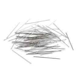 Bolduri, lungime 34 mm - Nichel (1 Cutie)