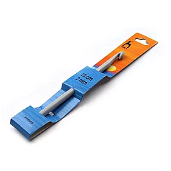 Croșetă pony, mărimea 6; 7: 8: 9:10; - Argintiu (1 Bucată)