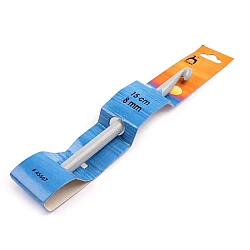 Croșetă pony, mărimea 6; 7: 8: 9:10; - Argintiu (1 Bucată)