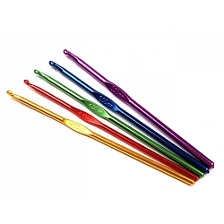 Croșete, mărimea 2 - 5,5; - Culoare aleatorie (100 Bucăți)