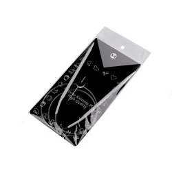 Andrele circulare nr. 4,5; 5; 5,5; 6; 7; 8 - Argintiu (1 Bucată)