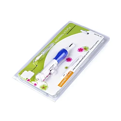 Stilou de brodat - Alb-albastru (1 Set)