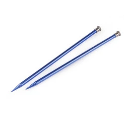 Andrele drepte #3; 3,5; 4; 4,5; 5; 5,5; 6; 8; 9; 10 - Albastru delta (1 Pereche)