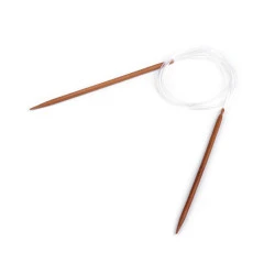 Andrele circulare de bambus nr. 3; 3,5; 4; 4,5; 5; 5,5; 6; 6,5; 7; 8 - Bambus închis (1 Bucată)