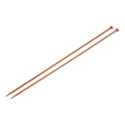 Andrele drepte bambus nr 3,5; 4; 4,5; 5 - Bambus închis (1 Pereche)