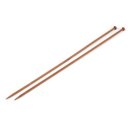 Andrele drepte bambus nr 3,5; 4; 4,5; 5 - Bambus închis (1 Pereche)