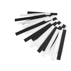 Bandă arici, complet (puf + scai), 2 cm - Mix alb-negru (25 Perechi)