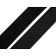 Bandă arici, complet (puf + scai), negru, 30 mm - Negru (1 Metru)