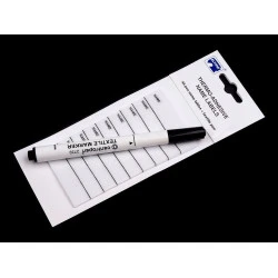 Etichetă termoadezivă cu marker - Alb (1 Sac)