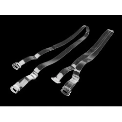 Bretele sutien transparente, 10 mm - Transparent (1 Pereche)