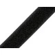 Arici - bandă puf pentru cusut, 20 mm - Negru (25 Metri)