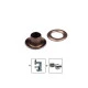 Ocheți metalici inoxidabili, ø5,5 mm - Lac negru (1000 Perechi) Ocheți metalici inoxidabili, ø5,5 mm - Lac negru (1000 Perechi)