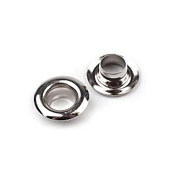 Ocheți metalici inoxidabili, ø7 mm - Nichel (100 Perechi)