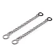 Lanț agățătoare pentru confecții - Nichel negru (20 Bucăți)