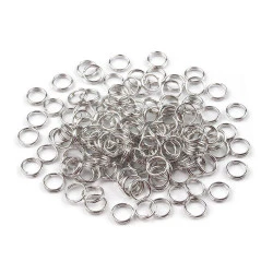 Zale duble bijuterii, ø6mm - Platinum (20 Grame)