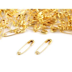 Ace de siguranță, lungime 20 mm - Auriu (100 Bucăți)