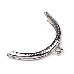 Ramă poșetă, 10,3x12 cm - Nichel (1 Bucată)