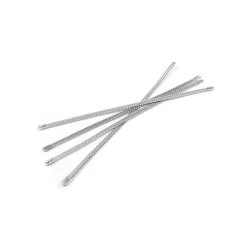 Balene metalice pentru corset, lățime 5 mm - Argintiu (100 Bucăți)
