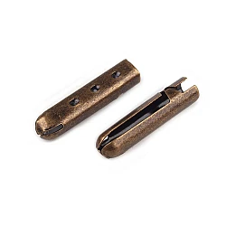 Terminație metalică pentru șnur,  ø3,3 mm - Alamă antică (5 Bucăți)
